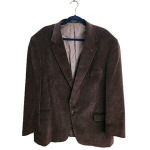 Evan Picone Vintage Brown Corduroy Sport JacketSize 46R